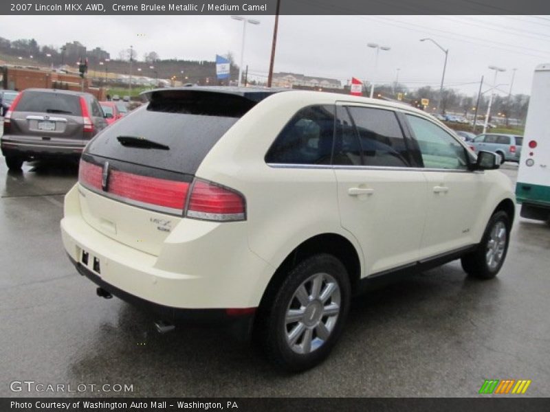 Creme Brulee Metallic / Medium Camel 2007 Lincoln MKX AWD