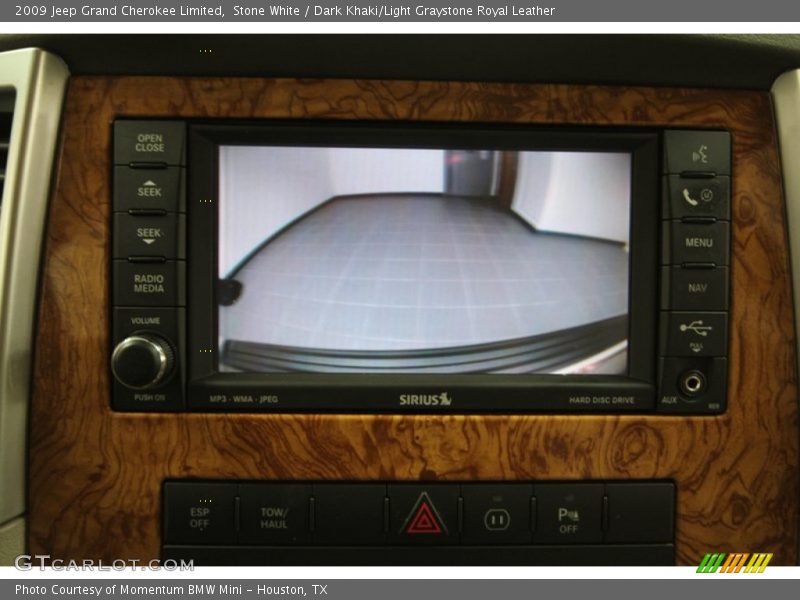 Stone White / Dark Khaki/Light Graystone Royal Leather 2009 Jeep Grand Cherokee Limited
