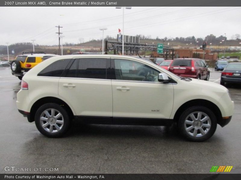 Creme Brulee Metallic / Medium Camel 2007 Lincoln MKX AWD