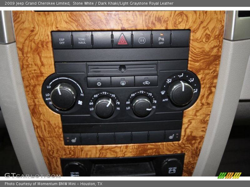 Stone White / Dark Khaki/Light Graystone Royal Leather 2009 Jeep Grand Cherokee Limited
