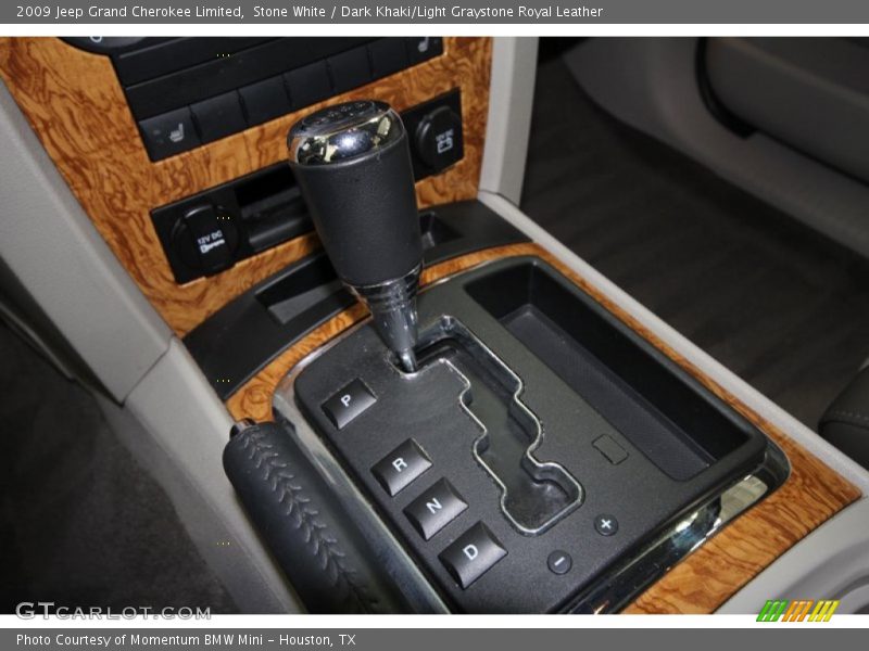 Stone White / Dark Khaki/Light Graystone Royal Leather 2009 Jeep Grand Cherokee Limited