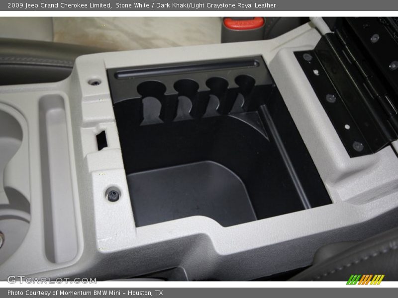 Stone White / Dark Khaki/Light Graystone Royal Leather 2009 Jeep Grand Cherokee Limited