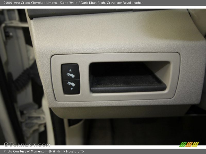 Stone White / Dark Khaki/Light Graystone Royal Leather 2009 Jeep Grand Cherokee Limited