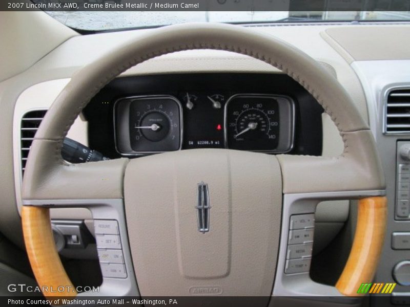 Creme Brulee Metallic / Medium Camel 2007 Lincoln MKX AWD