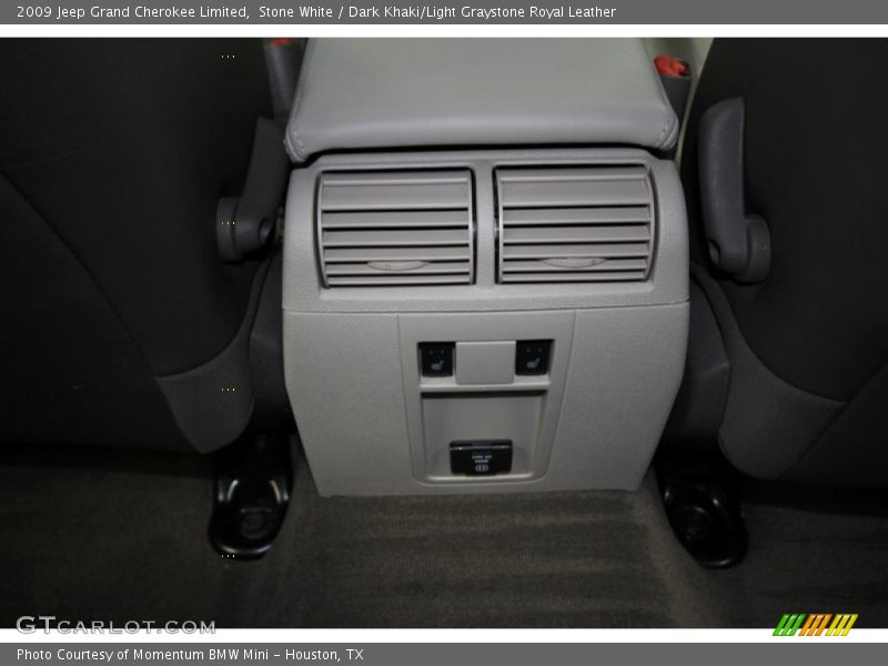Stone White / Dark Khaki/Light Graystone Royal Leather 2009 Jeep Grand Cherokee Limited