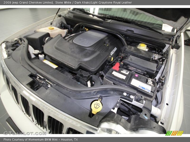Stone White / Dark Khaki/Light Graystone Royal Leather 2009 Jeep Grand Cherokee Limited