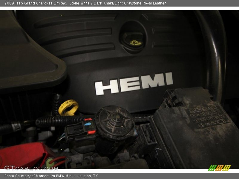 Stone White / Dark Khaki/Light Graystone Royal Leather 2009 Jeep Grand Cherokee Limited