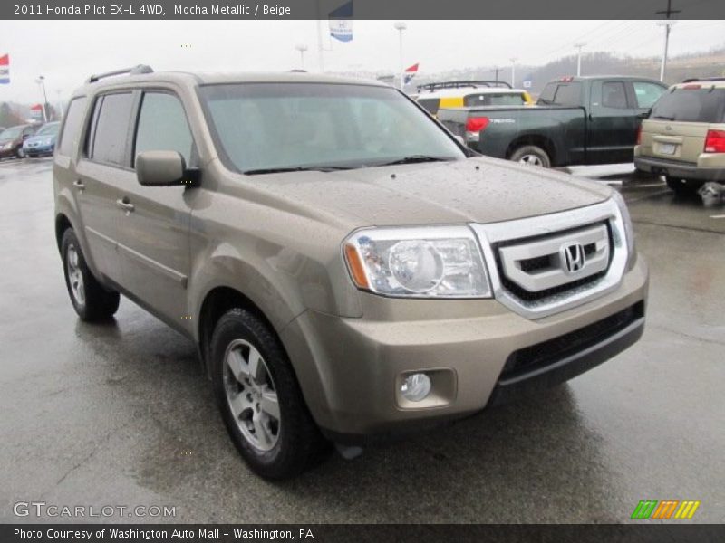 Mocha Metallic / Beige 2011 Honda Pilot EX-L 4WD