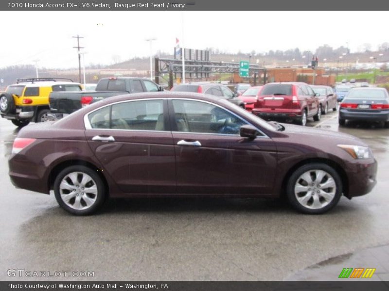 Basque Red Pearl / Ivory 2010 Honda Accord EX-L V6 Sedan