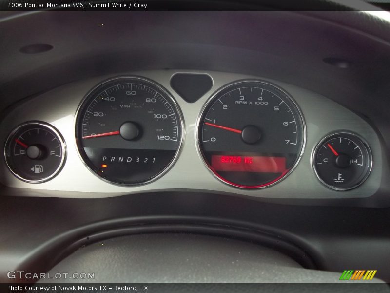 Summit White / Gray 2006 Pontiac Montana SV6