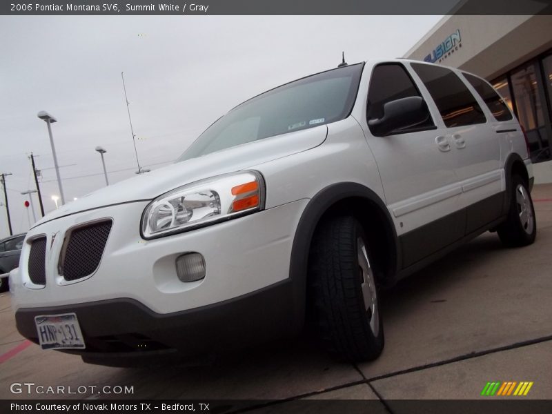 Summit White / Gray 2006 Pontiac Montana SV6