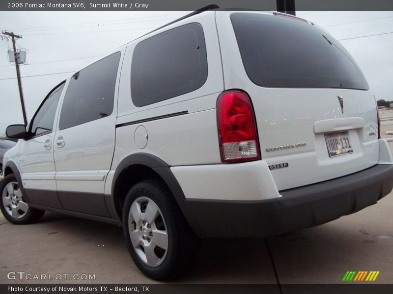 Summit White / Gray 2006 Pontiac Montana SV6