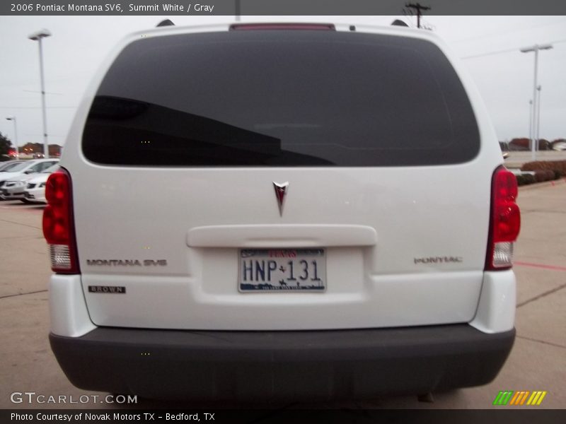 Summit White / Gray 2006 Pontiac Montana SV6