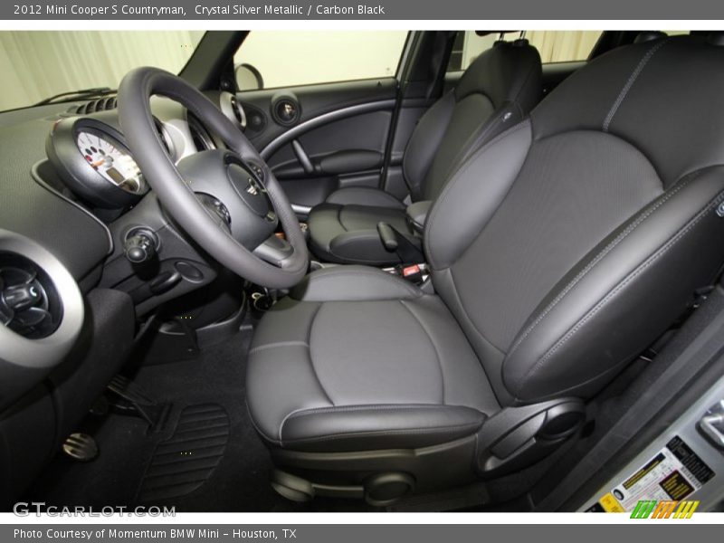 Crystal Silver Metallic / Carbon Black 2012 Mini Cooper S Countryman