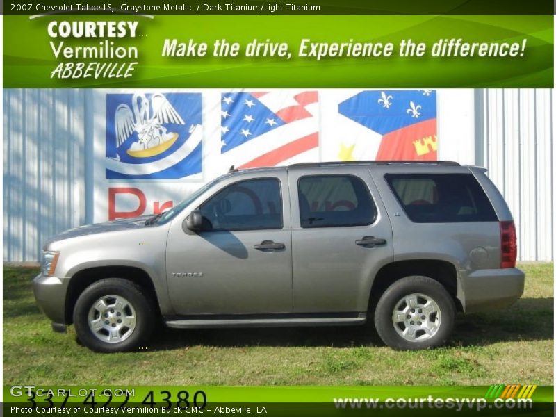 Graystone Metallic / Dark Titanium/Light Titanium 2007 Chevrolet Tahoe LS