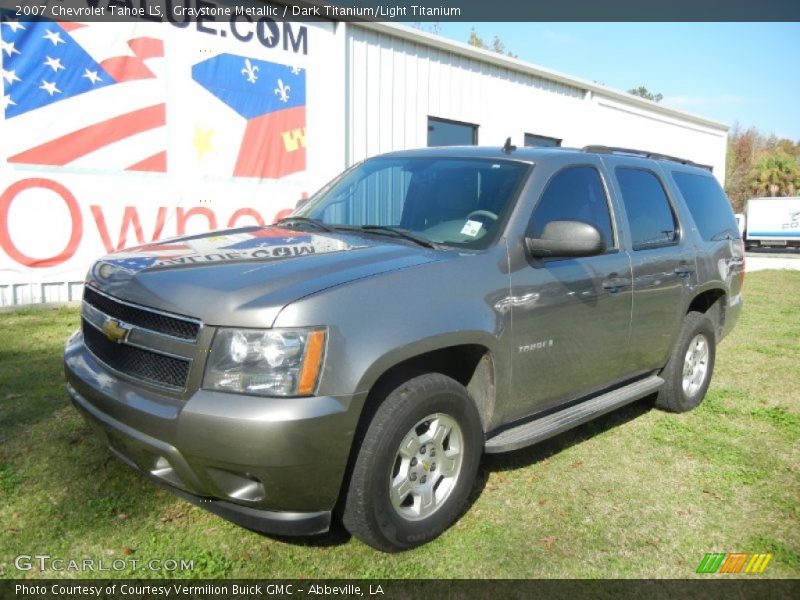 Graystone Metallic / Dark Titanium/Light Titanium 2007 Chevrolet Tahoe LS