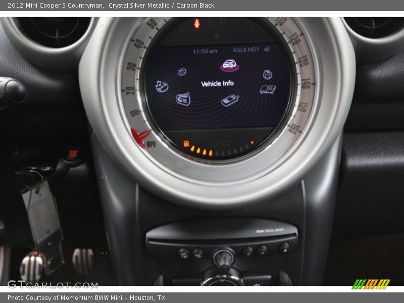 Crystal Silver Metallic / Carbon Black 2012 Mini Cooper S Countryman