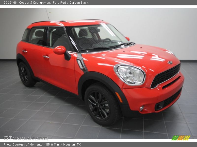 Pure Red / Carbon Black 2012 Mini Cooper S Countryman