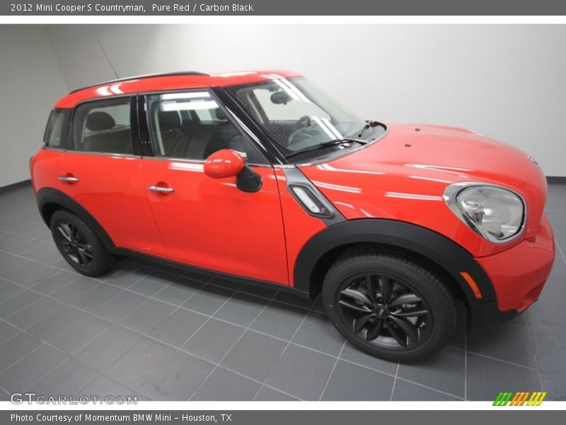 Pure Red / Carbon Black 2012 Mini Cooper S Countryman