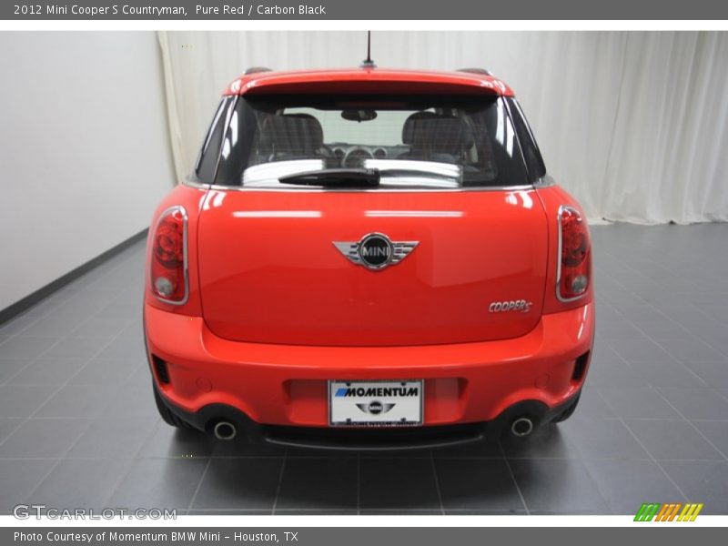 Pure Red / Carbon Black 2012 Mini Cooper S Countryman