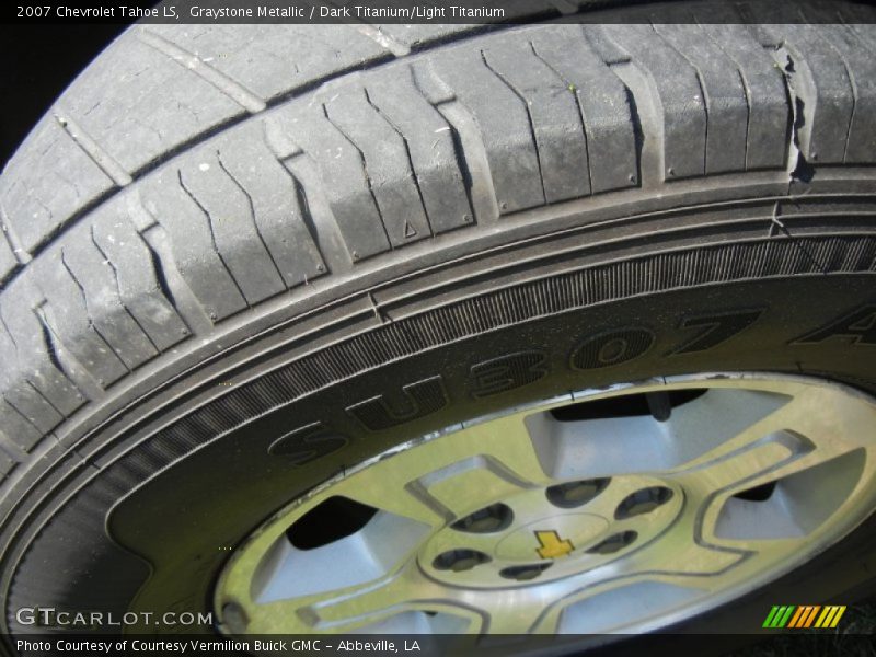 Graystone Metallic / Dark Titanium/Light Titanium 2007 Chevrolet Tahoe LS