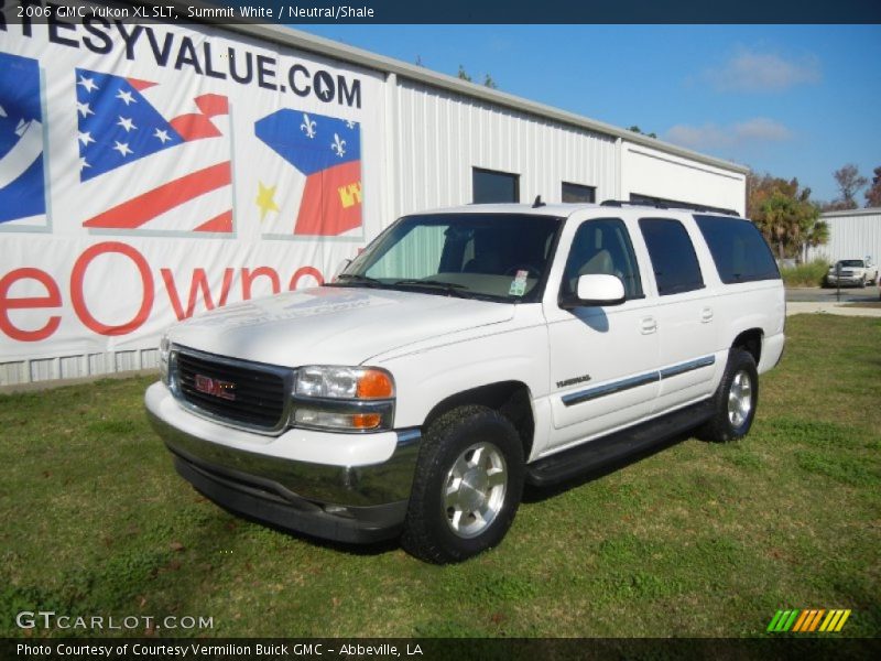 Summit White / Neutral/Shale 2006 GMC Yukon XL SLT