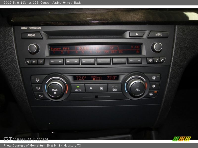 Controls of 2012 1 Series 128i Coupe