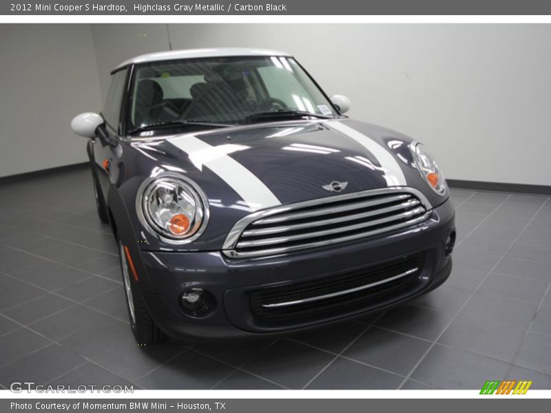 Highclass Gray Metallic / Carbon Black 2012 Mini Cooper S Hardtop