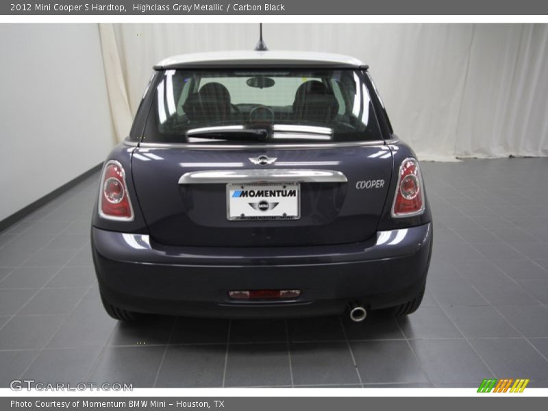 Highclass Gray Metallic / Carbon Black 2012 Mini Cooper S Hardtop