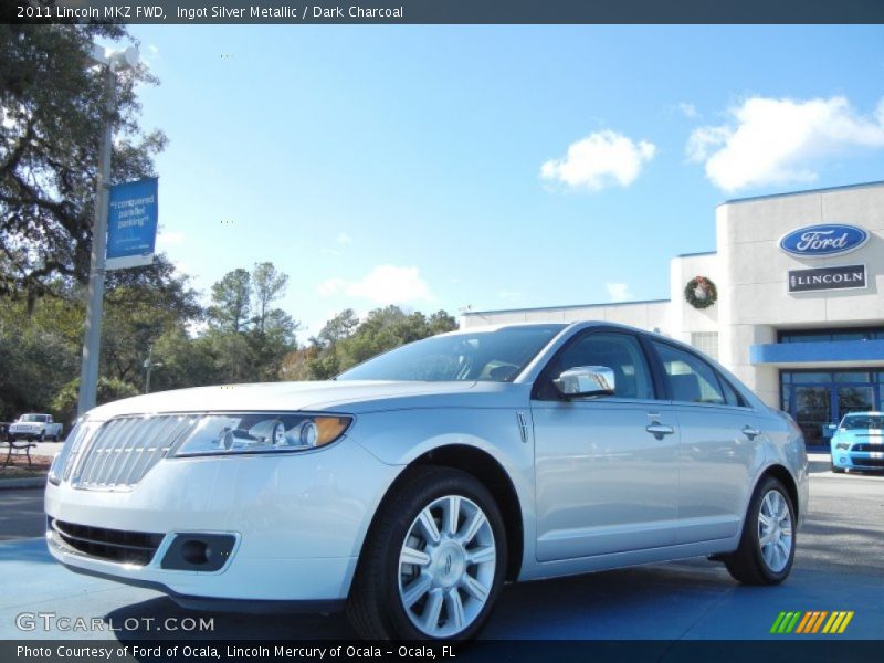 Ingot Silver Metallic / Dark Charcoal 2011 Lincoln MKZ FWD