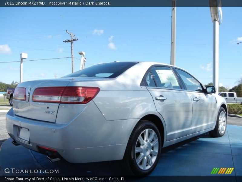 Ingot Silver Metallic / Dark Charcoal 2011 Lincoln MKZ FWD