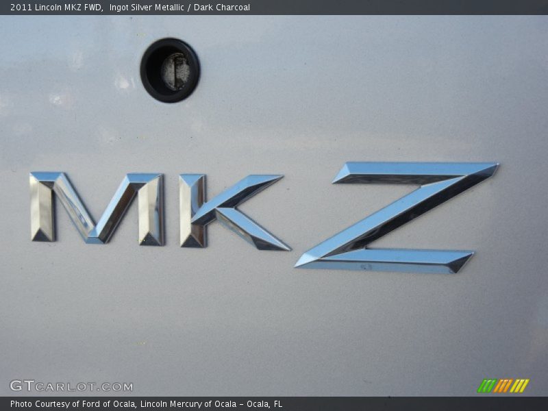 Ingot Silver Metallic / Dark Charcoal 2011 Lincoln MKZ FWD