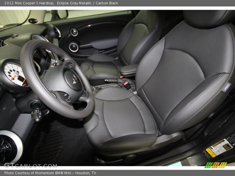 Eclipse Gray Metallic / Carbon Black 2012 Mini Cooper S Hardtop