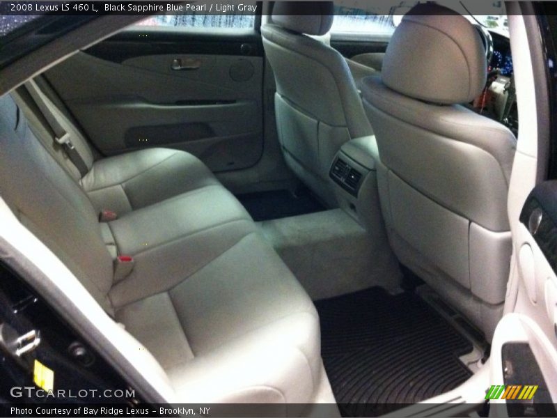 Black Sapphire Blue Pearl / Light Gray 2008 Lexus LS 460 L