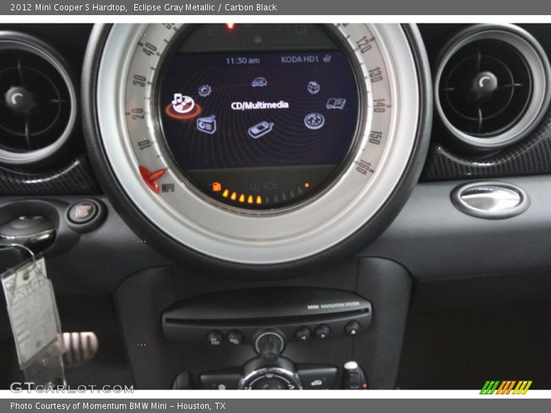 Eclipse Gray Metallic / Carbon Black 2012 Mini Cooper S Hardtop