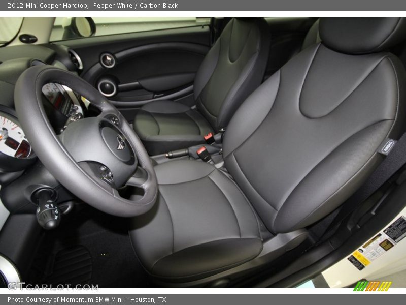 Pepper White / Carbon Black 2012 Mini Cooper Hardtop