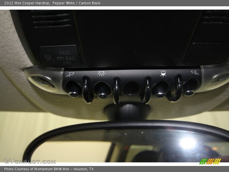 Pepper White / Carbon Black 2012 Mini Cooper Hardtop