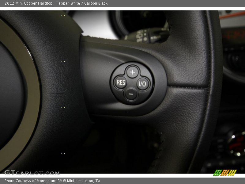 Pepper White / Carbon Black 2012 Mini Cooper Hardtop