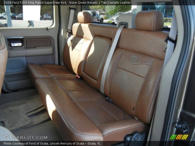Stone Green Metallic / Tan/Castaño Leather 2008 Ford F150 King Ranch SuperCrew 4x4
