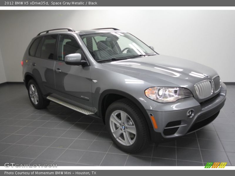 Space Gray Metallic / Black 2012 BMW X5 xDrive35d