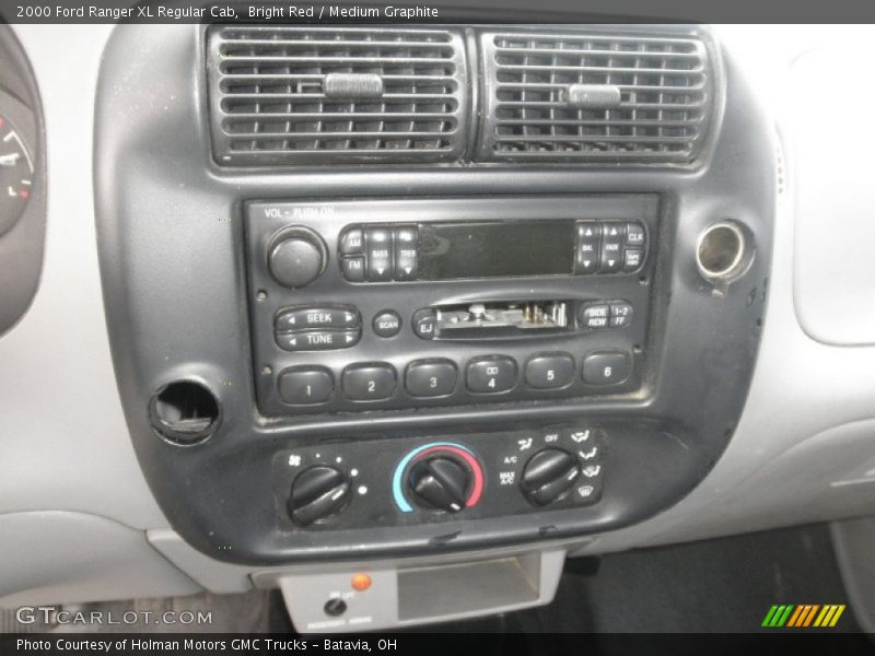 Bright Red / Medium Graphite 2000 Ford Ranger XL Regular Cab