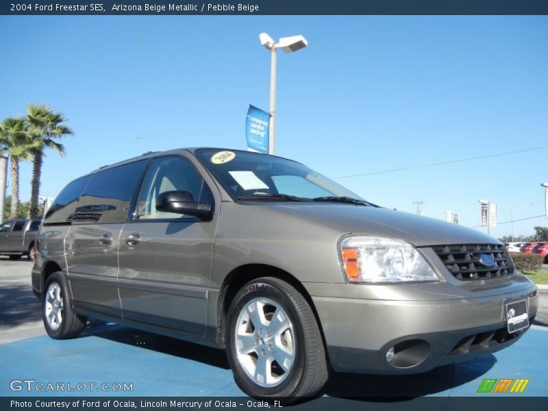 Arizona Beige Metallic / Pebble Beige 2004 Ford Freestar SES