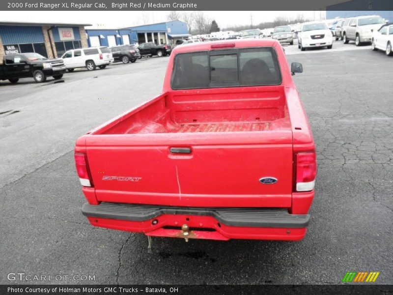 Bright Red / Medium Graphite 2000 Ford Ranger XL Regular Cab