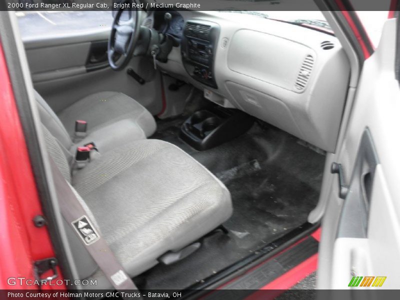 Bright Red / Medium Graphite 2000 Ford Ranger XL Regular Cab