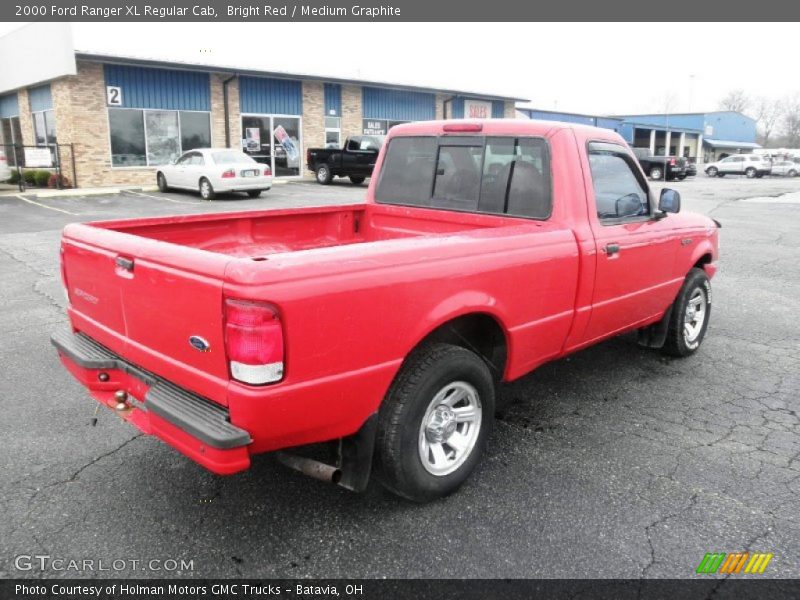 Bright Red / Medium Graphite 2000 Ford Ranger XL Regular Cab