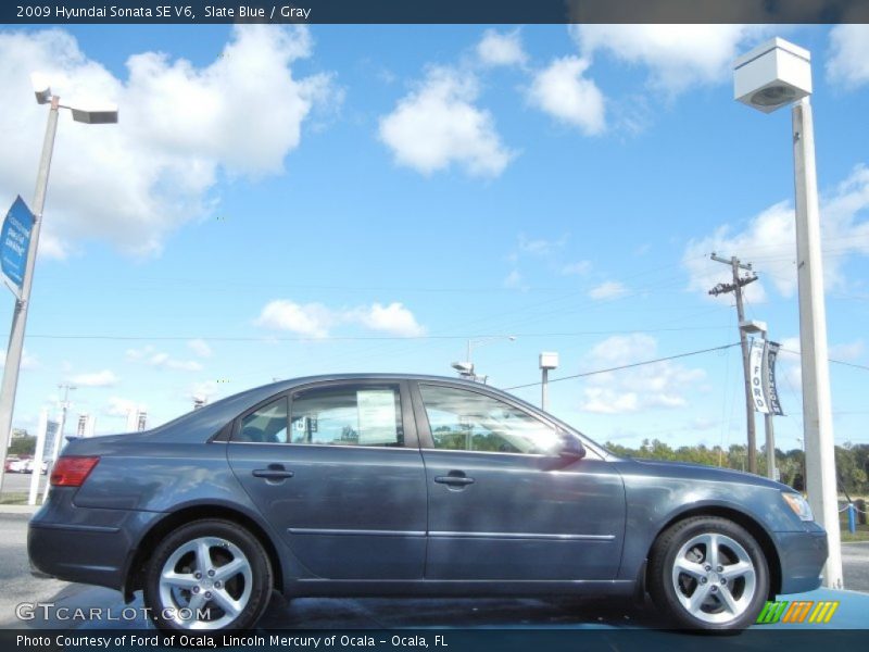 Slate Blue / Gray 2009 Hyundai Sonata SE V6
