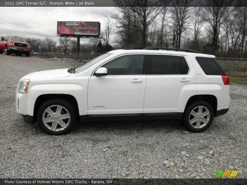 Olympic White / Jet Black 2012 GMC Terrain SLT