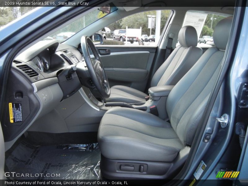Slate Blue / Gray 2009 Hyundai Sonata SE V6