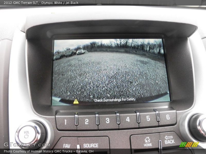 Olympic White / Jet Black 2012 GMC Terrain SLT