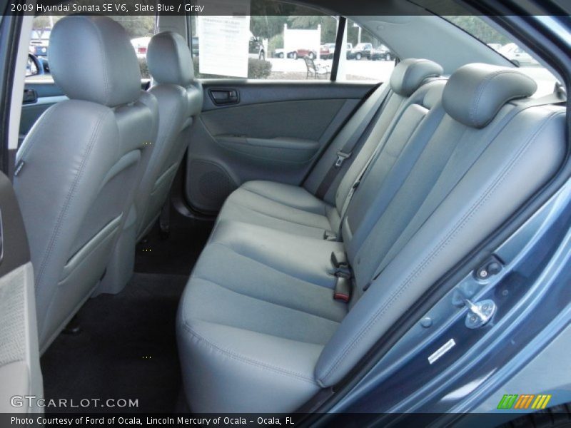 Slate Blue / Gray 2009 Hyundai Sonata SE V6